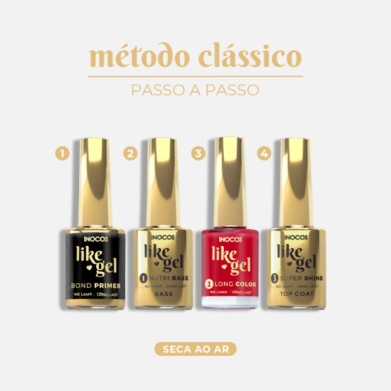 Inocos Like Gel 121 Vermelho Vivo 11ml