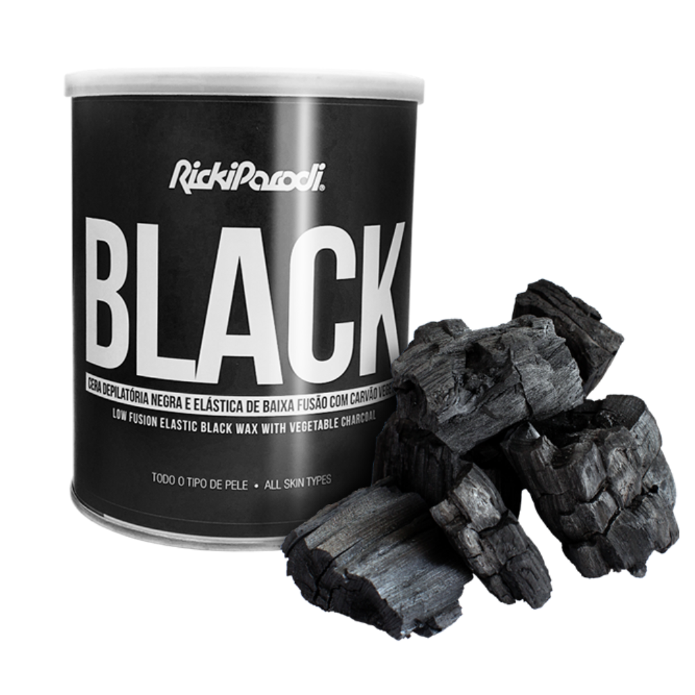 Rickiparodi Black Elastic Depilatory Wax 800 gr