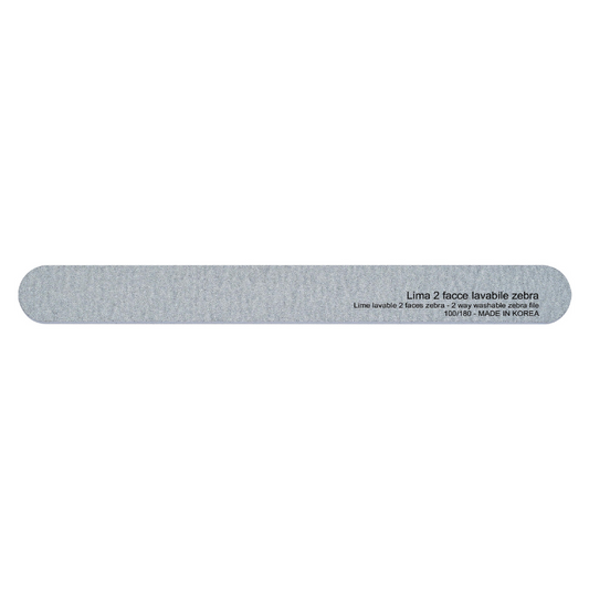 Zebra Duro Double Sided Washable Nail File 100/180 - 10 Units