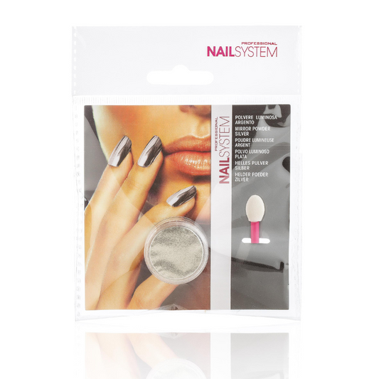 Mirror Powder for Nails Silver