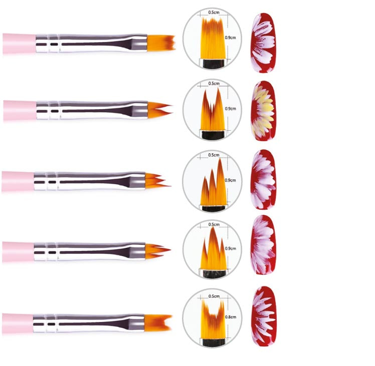 Gel Nail Brushes Kit