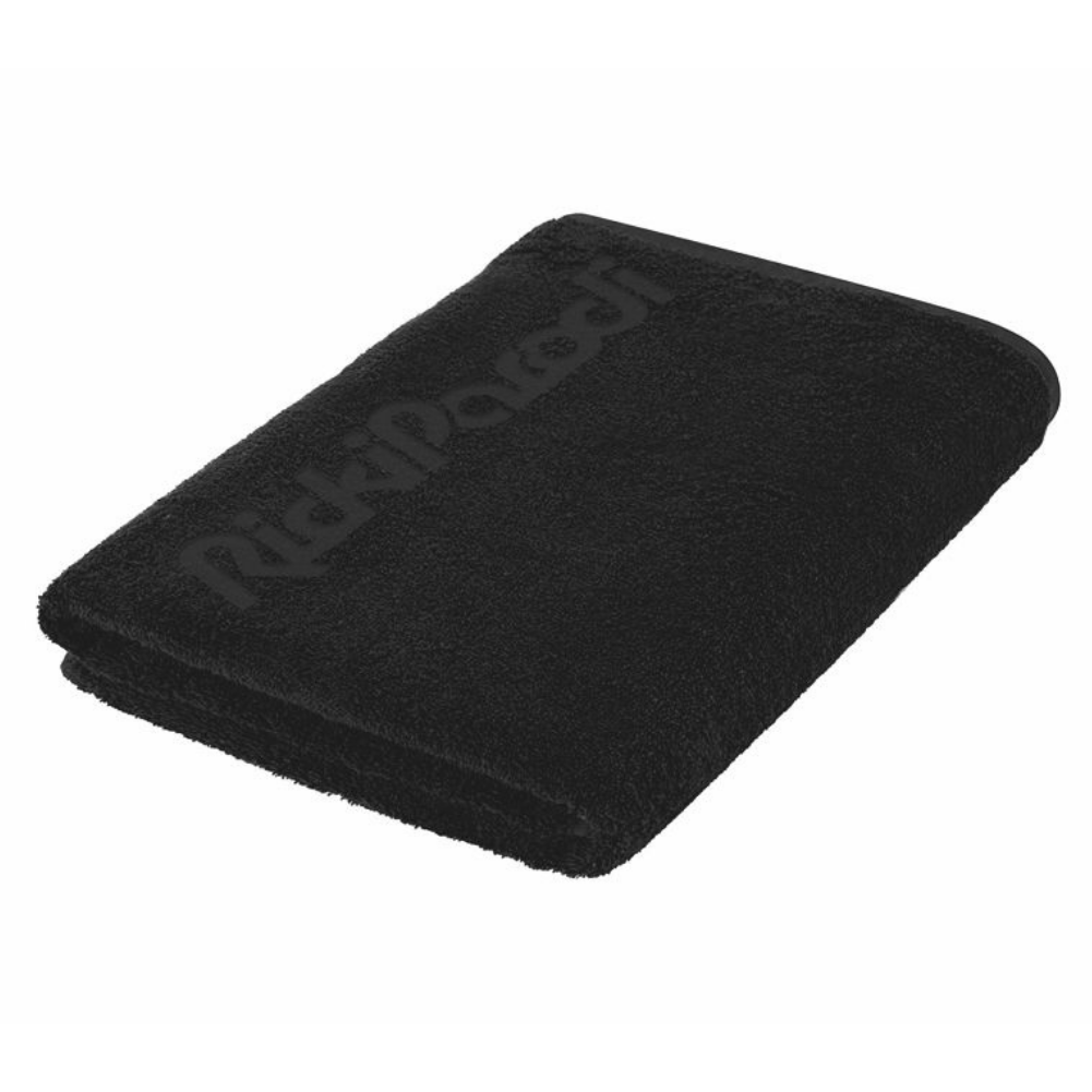 Rickiparodi Hairdressing Towel 100% Cotton Black 50 x 90 cm